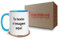 Kembilove Tazas desayuno Personalizadas con Foto – Regalos originales para hombre – Tazas originales para regalar – Capacidad 350 ml - Taza personalizada con el Interior en Color Azul claro