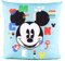 Disney Home Mickey Mouse - Dekokissen mit Füllung und Reißverschluss - 40x40 cm - Wurfkissen mit Füllung, tolles Deko-Kissen für Sofa, Couch, Wohnzimmer und Schlafzimmer - weiches Kuschelkissen