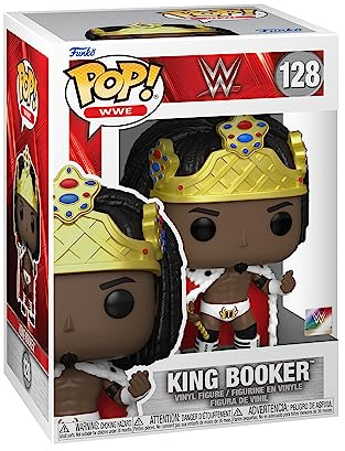 Funko Pop! WWE: King Booker T - Vinyl-Sammelfigur - Geschenkidee - Offizielle Handelswaren - Spielzeug Für Kinder und Erwachsene - Sports Fans - Modellfigur Für Sammler und Display