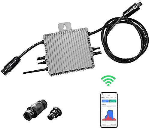 Micro onduleur, Deye 600W SUN600G3-EU-230 Grid Tie Inverter avec WiFi, IP67 | Phase Unique | 2 MPPT | Arrêt Rapide