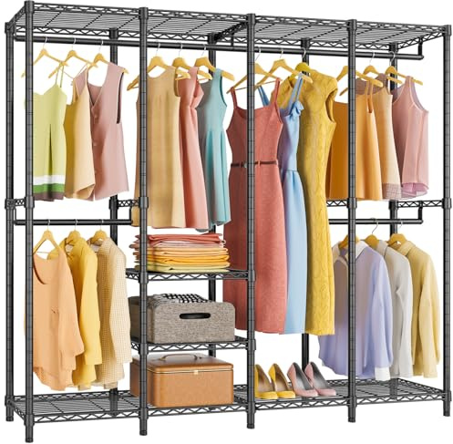 VIPEK V40 Kleiderständer, robuster Kleiderständer zum Aufhängen von Kleidung, multifunktionaler Schlafzimmer-Kleiderständer, freistehender Schrank, tragbarer Schrank, Kleiderschrank, maximale