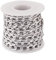 5Metre Silver Aluminium Curb Chain Roll 13x8mm Jewellery Making Chain Twisted Cuban Chain for DIY Chunky Women Men Bracelet Necklace, FASHEWELRY CHA-TA0001-12-BY-EU