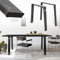 ML-Design 2er Set Tischbeine Loft 75x72 cm, Industrial, Profil 8x2cm, aus Stahl, Industriedesign, U-Form, Metall Tischgestell scandic, Tischkufen Tischuntergestell Möbelfüße, für Esstisch/Schreibtisch