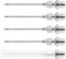 5pcs Grease Injector Needle, Small Bearing Grease Needle Nozzle Portable and Detachable Grease Gun Needle Tip Needle Grease Fitting for Ball Joints Needle Air Nozzle Injecting Grease Tool