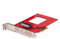 StarTech.com U.3 PCIe Adapter Karte - PCIe 4.0 x4 Adapter für 2.5 Zoll U.3 NVMe SSDs - SFF-TA-1001 PCI Express Add-in Karte - U 3 NVMe SSD auf PCIe Adapterkarte - U.3 NVMe Adapterkarte (PEX4SFF8639U3)