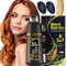 Donubiiu Chao Canas Shampoo Super Bonita, Super Bonita Chao Canas Y Tratamiento, Black Hair Dye Shampoo 3 in 1, Herbal Hair Dye Shampoo 3 In 1, Hair Dye Shampoo for Women and Men (Black)