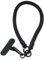 BAWAKO Premium Schlüsselband mit Karabinerhaken, Handband für Schlüssel Namensschild Handy Kamera, Schnappfeder, Schlüsselanhänger Damen und Herren, Lanyard rund gewebt (Schwarz)