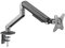 Amer Monitor Arm with Spring Assistance Desk Mount for 17 to 32 Inch Screens VESA 75 & 100mm Stand Desk Clamp, Tool Free Height Adjustment with Tilt Swivel Rotate, Increased Load Capacity from 2-9kg