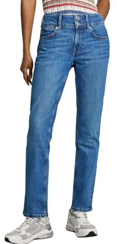 Pepe Jeans Damen Slim Jeans Mw PL204735 Jeans, Blue (Denim-HW1),