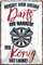 schilderkreis24 - Dart Blechschild - Reicht mir meine Darts, ihr Narren, der König hat Laune - 20x30cm - Lustiges Dekorationsschild für Dartfans
