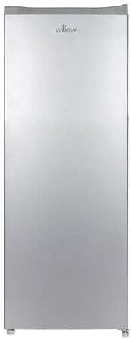 Willow WTF55S 177L Freestanding Tall Freezer with Reversible Door, Adjustable Thermostat, 2 Years Warranty - Silver