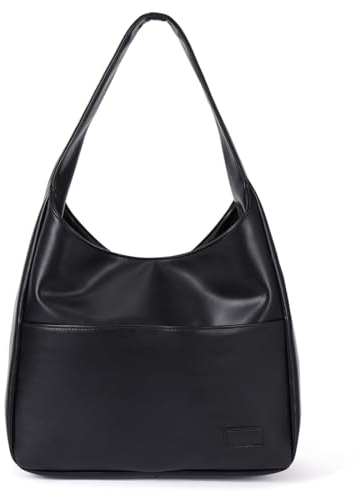 NAOYQ The Tote Bag,Hobo Damen Taschen,beuteltasche damen,Handtasche Gross,schultertasche große Umhängetasche damen-shopper für den täglichen Gebrauch Schwarz