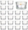 MATANA – Elegante Teelichthalter aus klarem Glas für romantische Abendessen, Verlobung, Hochzeit, Jahrestag, Zuhause, Spa, Party-Dekorationen, 5 x 3 cm Teelichtgläser (48er Pack)