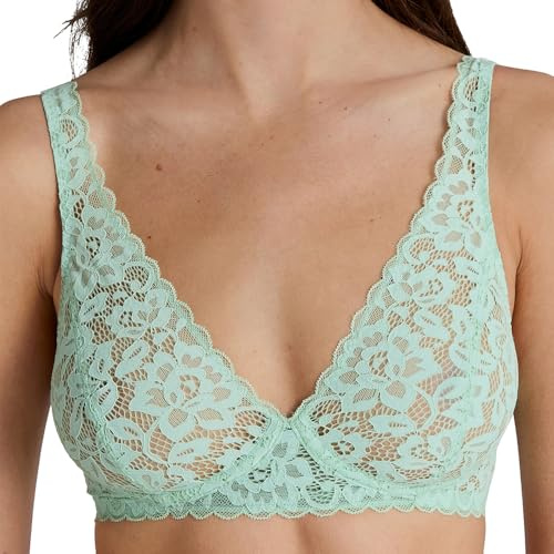 CALIDA Natural Comfort Lace Spitzen-BH Damen, verstellbare Träger, ohne Schale, bügellos