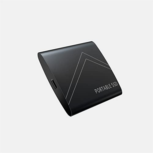 Typc-C Portable Hard Drive SSD Pattern 4TB 2TB External SSD 1TB 500GB Mobile Solid State Hard Drive USB 3.1 External SSD (Color : Black, Size : 4TB)