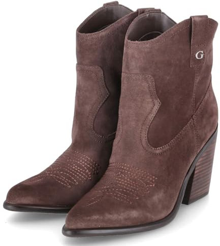 GUESS Stivaletti da cowboy/western JALELLA 2 marrone pelle grezza, marrone, 39 EU
