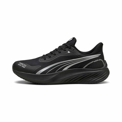Puma Tenis Unisex Pounce Lite PTX para Correr, Puma Negro, Puma Blanco, 42 EU