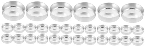 Sewroro 60piezas Tazas De Velas Vacías Para Tealight Portavelas Decorativos Para Fiestas y Eventos Para Decoración Del Hogar