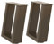 vidaXL Couchtischbeine U-Form 2 Stk. Naturstahl 30x(30-31) cm Stahl, Tischbein, Tischbein Metall, Esstischbein, Möbelbein, Schreibtischbein