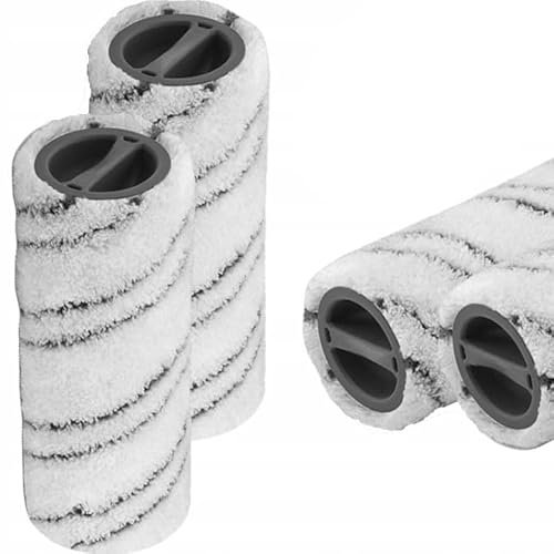 Mikrofaser-Rollen kompatibel mit Kärcher FC-Serie – 2er Set Ersatzwalzen | Passend für FC3, FC5, FC7, FC8, EWM 2 | Waschbar & Wiederverwendbar | Ersatz für 2.055-006.0