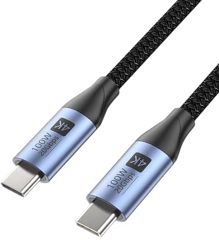 BABYVIVA PD100W USB Type C 3.2 CONDUSTE DONNÉES Ligne Câble Prend en 4K60Hz 20 Gbit/S pour L'alimentation Transmission des Données