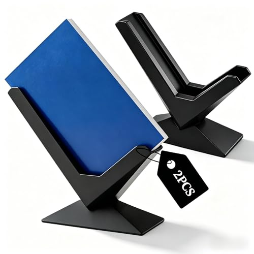 2-teiliges Visitenkartenbox Büro Visitenkartenhalter Eleganter Schwarzer | Minimalistischer Visitenkartenständer Visitenkarten Aufbewahrung Modernes Flyerständer für Büros Schreibtische Besprechungen