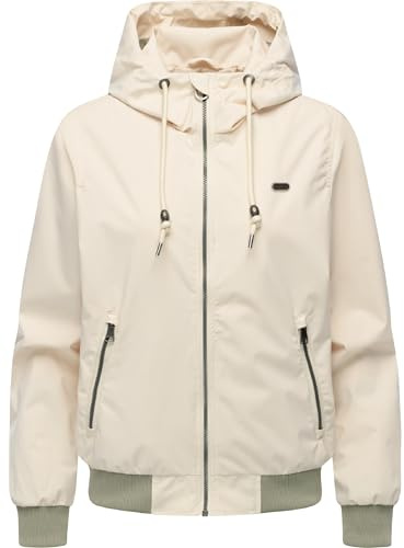 Ragwear Damen leichte Übergangsjacke atmungsaktive Jacke mit Kapuze Nuggeta Summer YOUMODO XS-6XL