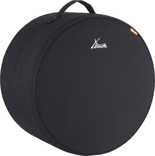 XDrum Bass Drum Tasche 18 x 14 Zoll, gepolstert, Schwarz, Drum Bag | Reißfeste Kunstfaser, wasserabweisend, Innenpolsterung, robuster Reißverschluss, Tragegriff