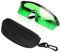 Huepar GL01G Grün Laserlichtbrille - Grün Laserbrille für Grüner Strahl Kreuzlinienlaser, Rotationslaser und Mehrlinienlaser - zur Verbesserung der Sichtbarkeit des Grünen Strahls (inkl. Schutzbox)