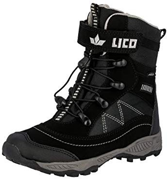 Lico Jungen Sundsvall Vs Schneestiefel, Schwarz Grau, 33 EU