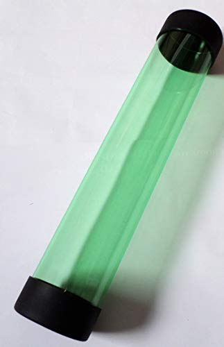 docsmagic.de Playmat Tube Big Transparent Green - 7 x 36 cm - Poster Artwork Spielmatten Transportrolle Grün