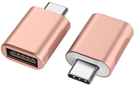 nonda USB C to USB 3.0 Adapter(2 Pack),USB to USB C Adapter,USB Type-C to USB,Thunderbolt 4/3 to USB Female Adapter OTG for MacBook Pro2021,MacBook Air 2020,iPad Pro 2021,More Type-C Devices