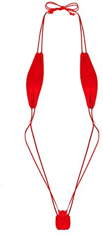 FEESHOW Femme Sexys Micro String Bikini Bresilien Body Lingerie 1 Piece Maillot de Bain Femme Bôndage Mini Bikini G-String Monokini Thong pour Plage Piscine