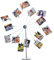 Mollytek Desktop Fotohalter mit Clips Postkarte Geschenk Karte Bild Display Ständer Dekor Foto Baum für Tisch Sky Wheel Romantisches Design plattiertem Draht und 14 Metall