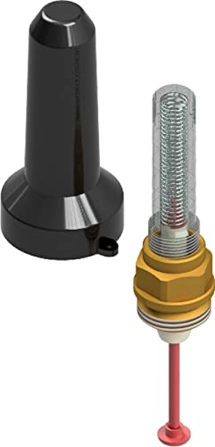 SBK Durchflussmesser rot 1,0-4,2 l/min (60-250 l/h) mit plombierbarer Abdeckkappe für Heizkreisverteiler 3000 und Universalverteiler 3000