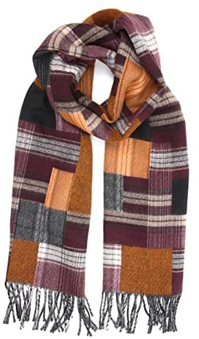 collezione alessandro Italienischer Schal Claire in tollen Farbkombinationen 200cm x 40cm