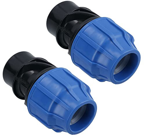32 mm x 1 MDPE femmina adattatore di compressione raccordo tubo dell'acqua 2 pezzi
