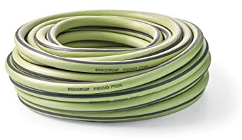 G.F. SRL RECO Schlauch, 50 m Bewässerungsschlauch Ø 3/4 aus recyceltem Kunststoff, Ultramemory Struktur, Non Torsion, UV-resistent, Anti-Algen, Farbe Lime