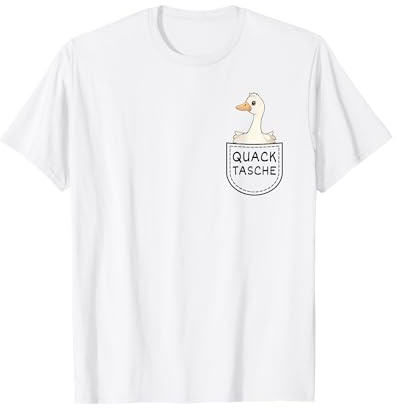 Quack Tasche Quak Ente Lustige Gänse Wortspiel Gans T-Shirt