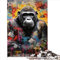 1000 Teile Puzzle für Erwachsene im Banksy-Stil, Gorilla-Kunst-Puzzle, Premium-100% recyceltes Brett für Kinder ab 14 Jahren, Puzzles für Erwachsene und Teenager (26 x 38 cm)