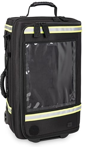 ELITE BAGS - EMERAIR Trolley Notfallkoffer | schwarz | inkl. Modultaschen