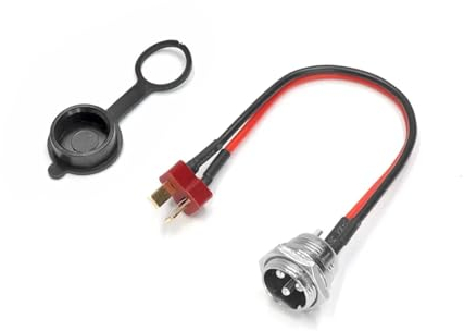 KARFRI Kompatible KUGOO M4 PRO Scooter Ladeschnittstelle Stromkabel Elektroroller Teile Ladegerät T-Kopf Ladeanschluss Stecker