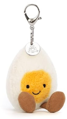 Jellycat Porte-clés à clipser pour sac, Œuf à la coque