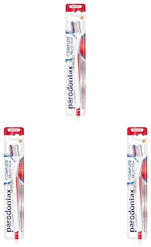 Parodontax Complete Protection Zahnbürste, 1 Stk., für starke Zähne und gesundes Zahnfleisch, weich (Packung mit 3)