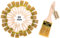 ToolSpace Set de Pinceaux Plats - 24 pcs - 50 mm - Kit de Peinture, Brosse Fine, Peindre Les Murs, Les endroits Difficiles d'accès, Pinceau Brush avec Poils Naturels - Manche Ergonomique en Bois, DIY
