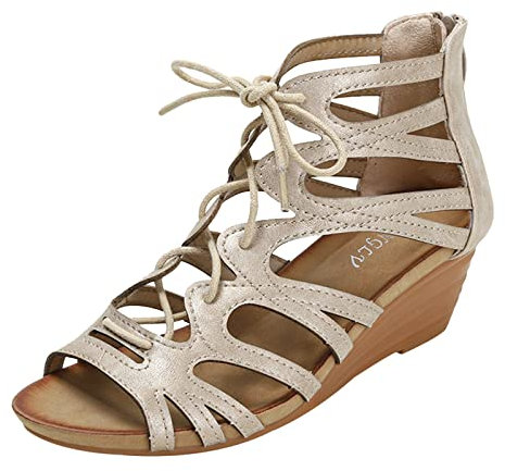 Chaussure Femme Ete Chic, Sandales Confort Nu Pieds Chaussures Chaussure Mariage Cuir Femme Été Ete Chic Et Confortable Pieds Larges Confort Slingback Femmes Femme Orthopédique ^