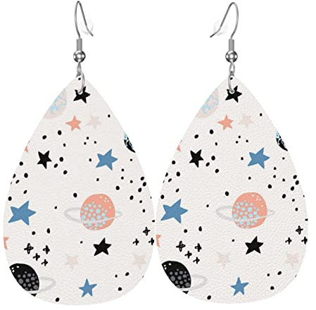 Hieuaoz Leuchtende Lippen, Leder-Ohrringe für Frauen und Mädchen, Paar, Tropfenform, baumelnde Ohrringe, modisch, Valentinstag, Geburtstag, Party, Geschenk, Einheitsgröße, Polyurethan