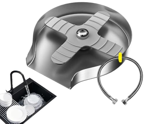 Cup Rinser für Sink, effizient, automatisch, Glasbehälter, Flaschenreiniger, multifunktional, automatisches Spülmittel für Gläser und Flaschen