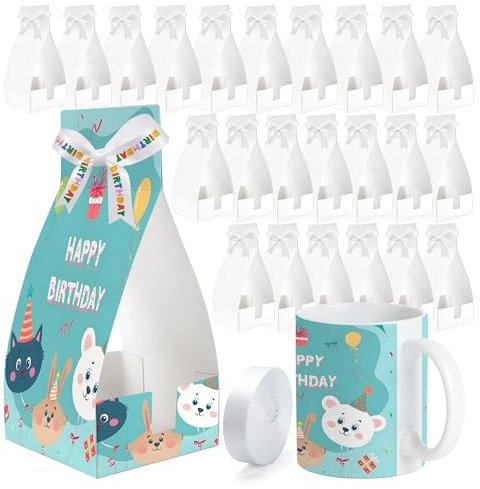 Joyclub 24 Pcs Gift Boxes for 11oz Mugs