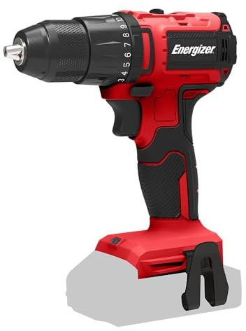 Pack Perceuse Energizer – Perceuse/Visseuse 20v + 2 Batteries 20v 2ah + Chargeur de batterie Energizer 220-240v